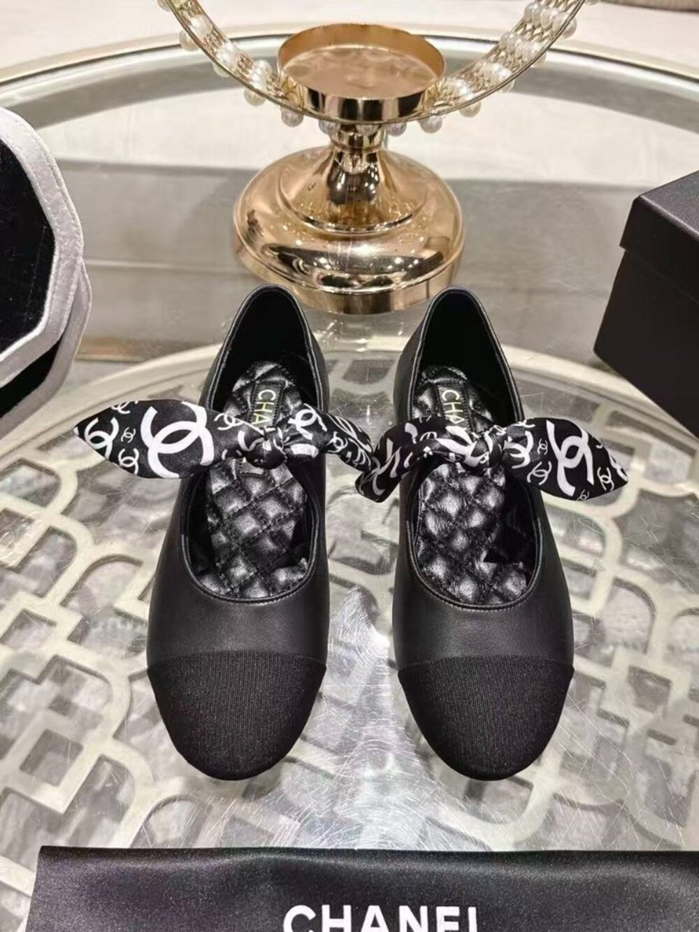 Chanel Leather Ballerina Flats,Timeless Classic